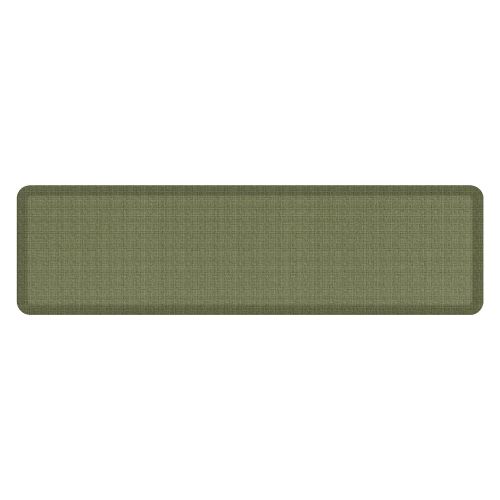  NewLife by GelPro Anti-Fatigue Designer Comfort Kitchen Floor Mat, 20x72, Tweed Green Valley Stain Resistant Surface with 3/4” Thick Ergo-foam Core for Health and Wellness