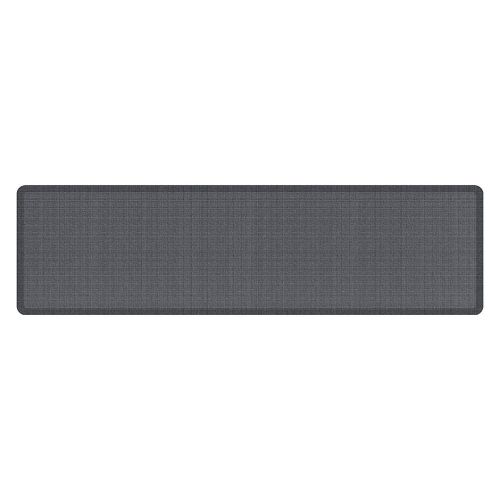  NewLife by GelPro Anti-Fatigue Designer Comfort Kitchen Floor Mat, 30x108, Tweed Nickel Grey Stain Resistant Surface with 3/4” Thick Ergo-foam Core for Health and Wellness