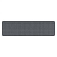 NewLife by GelPro Anti-Fatigue Designer Comfort Kitchen Floor Mat, 20x72, Tweed Nickel Grey Stain Resistant Surface with 3/4” Thick Ergo-foam Core for Health and Wellness