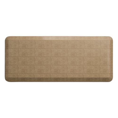  NewLife by GelPro Anti-Fatigue Designer Comfort Kitchen Floor Mat, 20x48”, Pebble Wheat Stain Resistant Surface with 3/4” Thick Ergo-foam Core for Health and Wellness