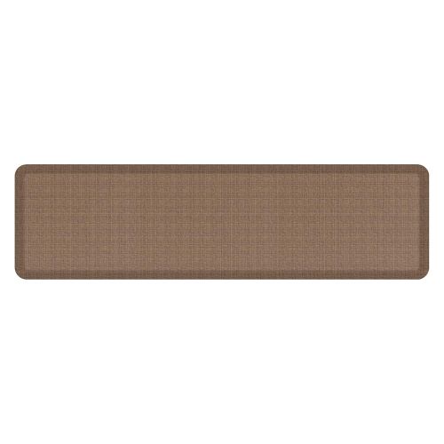  NewLife by GelPro Anti-Fatigue Designer Comfort Kitchen Floor Mat, 20x72, Tweed Light Walnut Stain Resistant Surface with 3/4” Thick Ergo-foam Core for Health and Wellness
