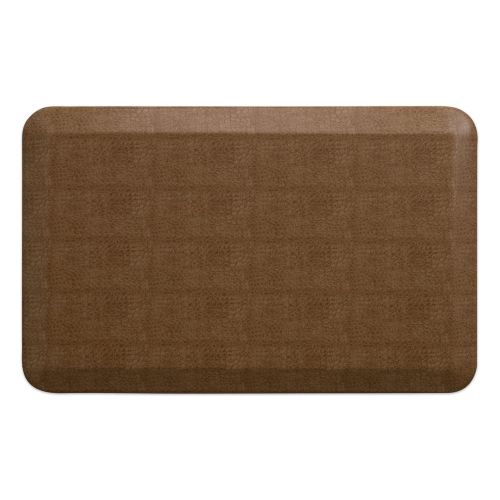  NewLife by GelPro Anti-Fatigue Designer Comfort Kitchen Floor Mat, 20x32”, Pebble Caramel Stain Resistant Surface with 3/4” Thick Ergo-foam Core for Health and Wellness