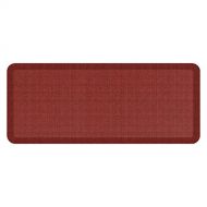 NewLife by GelPro Anti-Fatigue Designer Comfort Kitchen Floor Mat, 20x48, Tweed Barn Red Stain Resistant Surface with 3/4” Thick Ergo-foam Core for Health and Wellness