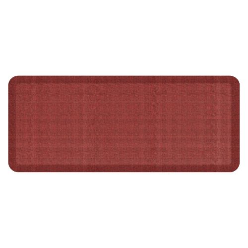  NewLife by GelPro Anti-Fatigue Designer Comfort Kitchen Floor Mat, 20x48, Tweed Barn Red Stain Resistant Surface with 3/4” Thick Ergo-foam Core for Health and Wellness