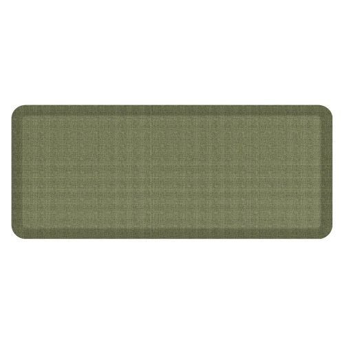  NewLife by GelPro Anti-Fatigue Designer Comfort Kitchen Floor Mat, 20x48, Tweed Green Valley Stain Resistant Surface with 3/4” Thick Ergo-foam Core for Health and Wellness