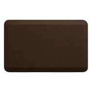 NewLife by GelPro Anti-Fatigue Designer Comfort Kitchen Floor Mat, 20x32”, Grasscloth Java Stain Resistant Surface with 3/4” Thick Ergo-foam Core for Health and Wellness