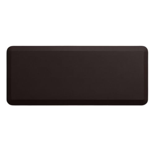  NewLife by GelPro Anti-Fatigue Designer Comfort Kitchen Floor Mat, 20x48”, Leather Grain Truffle Stain Resistant Surface with 3/4” Thick Ergo-foam Core for Health and Wellness