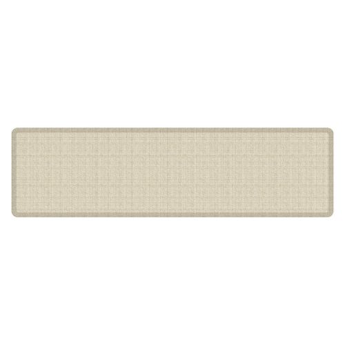  NewLife by GelPro Anti-Fatigue Designer Comfort Kitchen Floor Mat, 30x108, Tweed Antique White Stain Resistant Surface with 3/4” Thick Ergo-foam Core for Health and Wellness