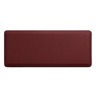 NewLife by GelPro Anti-Fatigue Designer Comfort Kitchen Floor Mat, 20x48”, Grasscloth Crimson Stain Resistant Surface with 3/4” Thick Ergo-foam Core for Health and Wellness