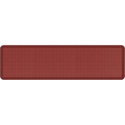  NewLife by GelPro Anti-Fatigue Designer Comfort Kitchen Floor Mat, 20x72, Tweed Barn Red Stain Resistant Surface with 3/4” Thick Ergo-foam Core for Health and Wellness