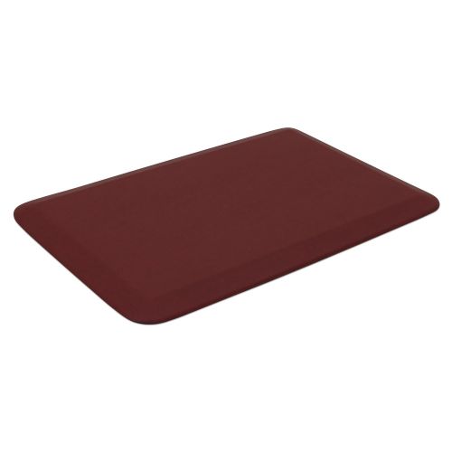  NewLife by GelPro Anti-Fatigue Designer Comfort Kitchen Floor Mat, 20x32”, Grasscloth Crimson Stain Resistant Surface with 3/4” Thick Ergo-foam Core for Health and Wellness