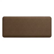 NewLife by GelPro Anti-Fatigue Designer Comfort Kitchen Floor Mat, 20x48”, Grasscloth Khaki Stain Resistant Surface with 3/4” Thick Ergo-foam Core for Health and Wellness