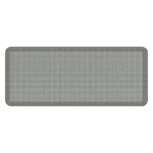  NewLife by GelPro Anti-Fatigue Designer Comfort Kitchen Floor Mat, 20x48, Tweed Grey Goose Stain Resistant Surface with 3/4” Thick Ergo-foam Core for Health and Wellness