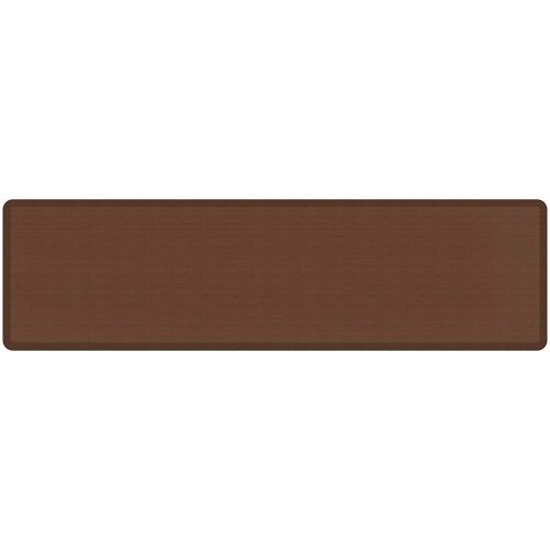  NewLife by GelPro Anti-Fatigue Designer Comfort Kitchen Floor Mat, 30x108”, Grasscloth Java Stain Resistant Surface with 3/4” Thick Ergo-foam Core for Health and Wellness