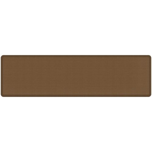  NewLife by GelPro Anti-Fatigue Designer Comfort Kitchen Floor Mat, 30x108”, Grasscloth Khaki Stain Resistant Surface with 3/4” Thick Ergo-foam Core for Health and Wellness