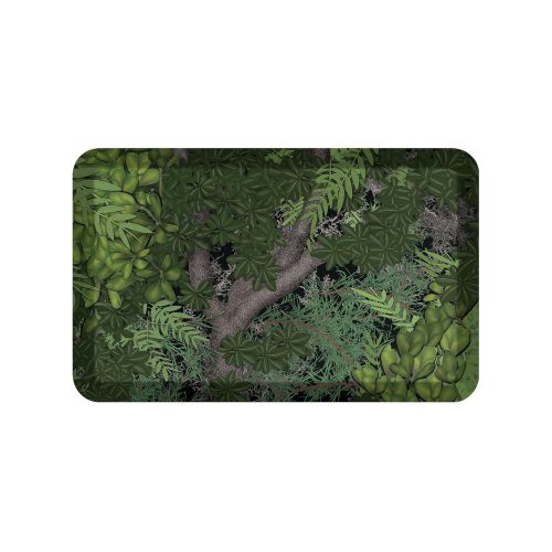  NewLife by GelPro Anti-Fatigue Designer Comfort Kitchen Floor Mat, 20x32, Hill Country Camo Green/Black Stain Resistant Surface with 3/4 Thick Ergo-foam core for Health and Wellnes