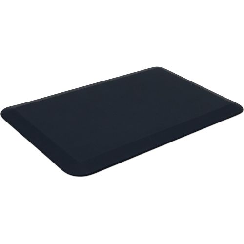  NewLife by GelPro NewLife By GelPro Anti-Fatigue Designer Comfort Kitchen Floor Mat Stain Resistant Surface with 3/4” Thick Ergo-foam Core for Health and Wellness, 20 x 32, Leather Grain Navy