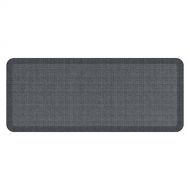 NewLife by GelPro Anti-Fatigue Designer Comfort Kitchen Floor Mat, 20x48, Tweed Nickel Grey Stain Resistant Surface with 3/4” Thick Ergo-foam Core for Health and Wellness