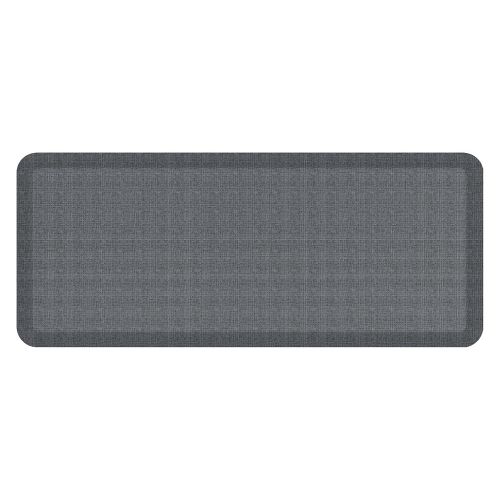  NewLife by GelPro Anti-Fatigue Designer Comfort Kitchen Floor Mat, 20x48, Tweed Nickel Grey Stain Resistant Surface with 3/4” Thick Ergo-foam Core for Health and Wellness