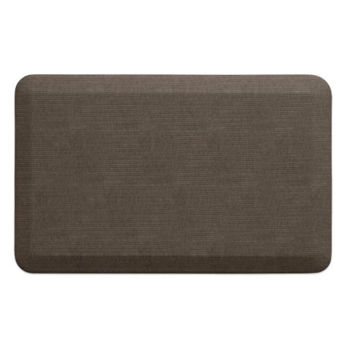  NewLife by GelPro Anti-Fatigue Designer Comfort Kitchen Floor Mat, 20x32”, Grasscloth Pecan Stain Resistant Surface with 3/4” Thick Ergo-foam Core for Health and Wellness