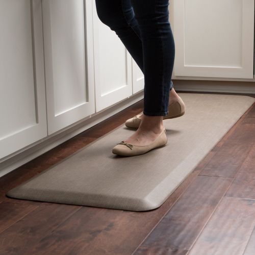  NewLife by GelPro Designer Comfort Mat, 20 by 72-Inch, Grasscloth Pecan