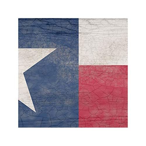  NewLife by GelPro Anti-Fatigue Designer Comfort Kitchen Floor Mat, 20x32, Rustic Texas Flag Stain Resistant Surface with 3/4 Thick Ergo-foam core for Health and Wellness