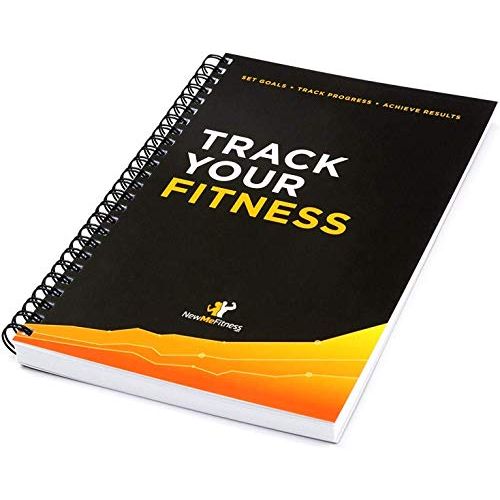  NewMe Fitness Workout/Fitness and/or Nutrition Journal/Planners - Designed by Experts, w/Illustrations : Sturdy Binding, Thick Pages & Laminated, Protected Cover