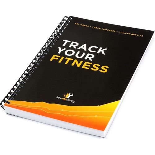  NewMe Fitness Workout/Fitness and/or Nutrition Journal/Planners - Designed by Experts, w/Illustrations : Sturdy Binding, Thick Pages & Laminated, Protected Cover