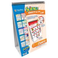 NewPath Learning 10 Piece Science Safety in the Lab Curriculum Mastery Flip Chart Set, Grade 5-10
