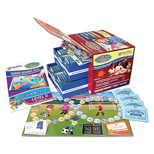  NewPath Learning 4 Piece Curriculum Mastery (ELA, Math & Science) Game Set, Grade 4, Class-Pack