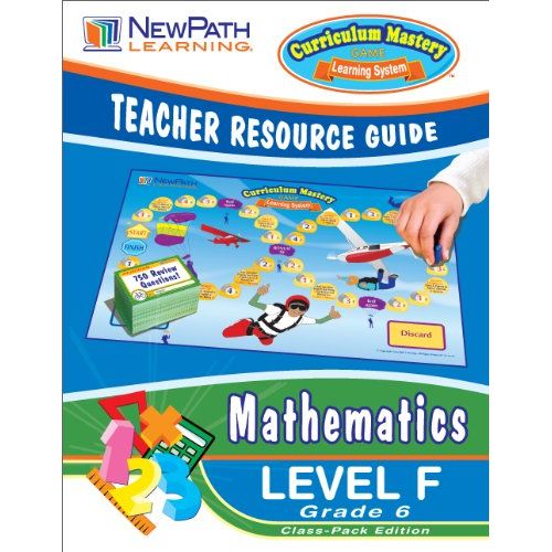  NewPath Learning Math Curriculum Mastery Game, Grade 6, Class Pack