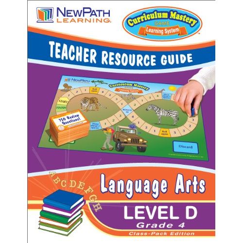  NewPath Learning Mastering Language Arts Curriculum Mastery Game, Grade 4, Class Pack