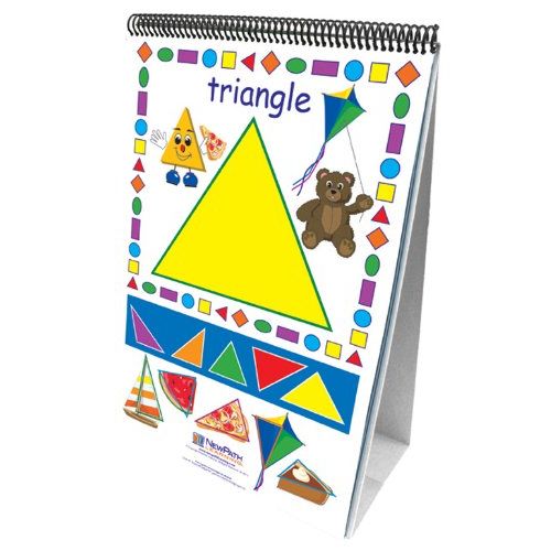  NewPath Learning Exploring Shapes Curriculum Mastery Flip Chart Set, Early Childhood