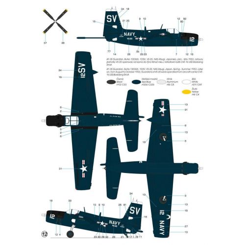  NewRay Special Hobby SPH48194 1:48 AF-3S Guardian MAD Boom [Model Building KIT]