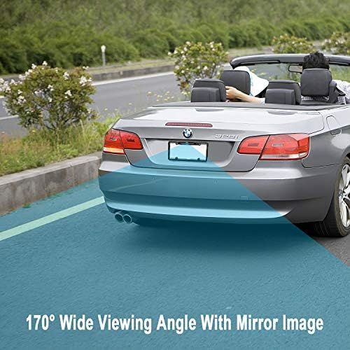  Newbee_EU_STORE Reversing Camera in Number Plate Light Parking Aid Vehicle Specific Camera Integrated in Number Plate Light for BMW 5 Series E39 E60 BMW 3 Series EE91 E92 E90 X5 E53 E70 X3 F25 (E8