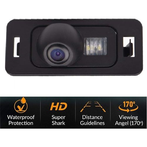  Newbee_EU_STORE Reversing Camera in Number Plate Light Parking Aid Vehicle Specific Camera Integrated in Number Plate Light for BMW 5 Series E39 E60 BMW 3 Series EE91 E92 E90 X5 E53 E70 X3 F25 (E8