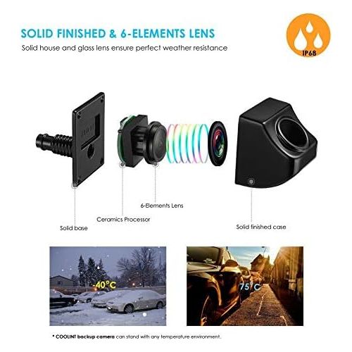  Newbee_EU_STORE Reversing Camera in License Plate Light Parking Aid Vehicle Specific Camera Integrated in Number Plate Light for VW Passat, Sagitar, Touran, Jetta, Caddy / California Transporter C