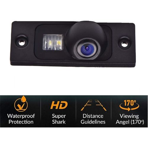  Newbee_EU_STORE Reversing Camera in License Plate Light Parking Aid Vehicle Specific Camera Integrated in Number Plate Light for VW Passat, Sagitar, Touran, Jetta, Caddy / California Transporter C