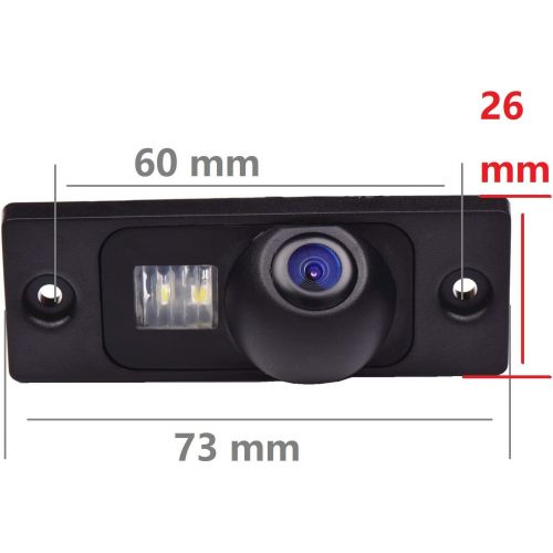  Newbee_EU_STORE Reversing Camera in License Plate Light Parking Aid Vehicle Specific Camera Integrated in Number Plate Light for VW Passat, Sagitar, Touran, Jetta, Caddy / California Transporter C