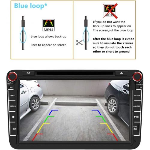  Newbee_EU_STORE Reversing Camera Car Reversing System with Distance Lines Number Plate Light for Renault Kadjar / Mercedes Benz Fortwo Forfour Smart ED/Smart 451 ≥ 2015