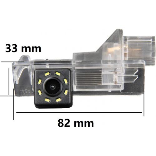  Newbee_EU_STORE Reversing Camera in License Plate Light Parking Aid Vehicle Specific Camera Integrated in Number Plate Light for Renault Duster Dacia Duster Fluence Scenic 2 II Renault Grand Sceni