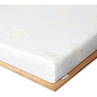 Newentor® Dual-Layer Memory Foam Mattress Topper - Medium Firm Gel Infused Mattress Topper with Oeko-TEX & CertiPUR-US Certified - Mattress Topper with Washable Zipped Cover, Twin