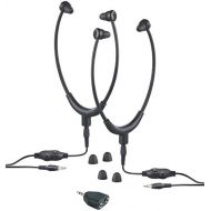 [아마존베스트]Newgen Medicals Headphones for TVs: 2 TV Chin Band Headphones Stereo Splitter 3.5 mm Jack up to 117 dB (Headphones with Audio Cable)