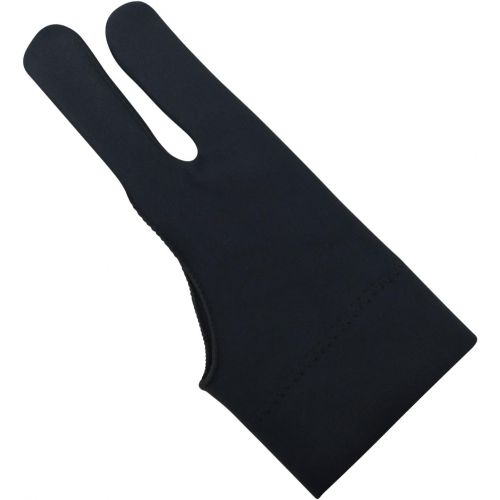  [아마존베스트]Newkeen 1 Piece Elastic Drawing Anti-fouling Gloves Graphics Tablet Drawing Gloves (Black)