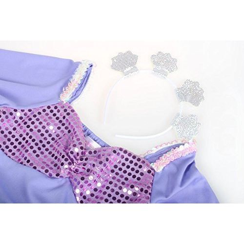  Newland Girls Sequins Little Mermaid Costume