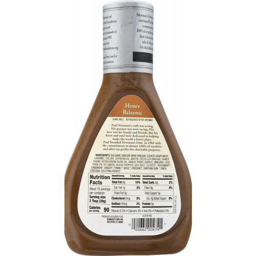  Newmans Own Newman’s Own Honey Balsamic Dressing, 16-oz. (Pack of 6)