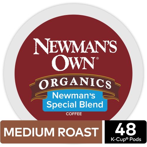  Newmans Own Organics Special Blend, Coffee Keurig K-Cup Pods, Medium Roast, 48 Count