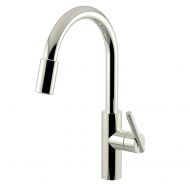 Newport Brass 1500-5103/15 Polished Nickel East Linear Kitchen Faucet with Metal Lever Handle and Pull-down Spray