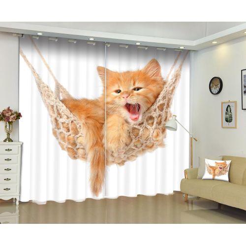  Newrara Flying Seagulls and Blue Water Thick Polyester Beach Scenery 2 Panels Blackout Window Curtain For Living Room&Bedroom,Free Hook Included (80W63L, Color9)