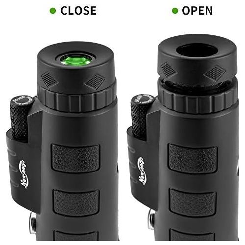  [아마존베스트]Newseego 50X60 Monocular Telescope with Phone Clip & Tripod High Performance HD Monocular Telescope Waterproof Mobile Phone Telescope for Bird Watching Camping Hiking Travel